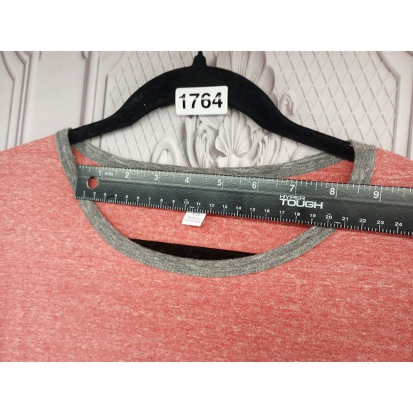 NWT LuLaRoe Dress Women's SZ XS Casual Stretch Sheath Julia Style Pink Gray Trim - Picture 12 of 16